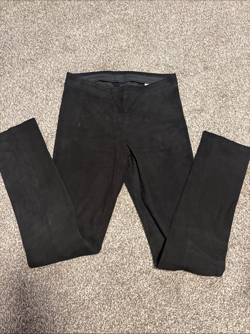 Vince Black suede Leggings